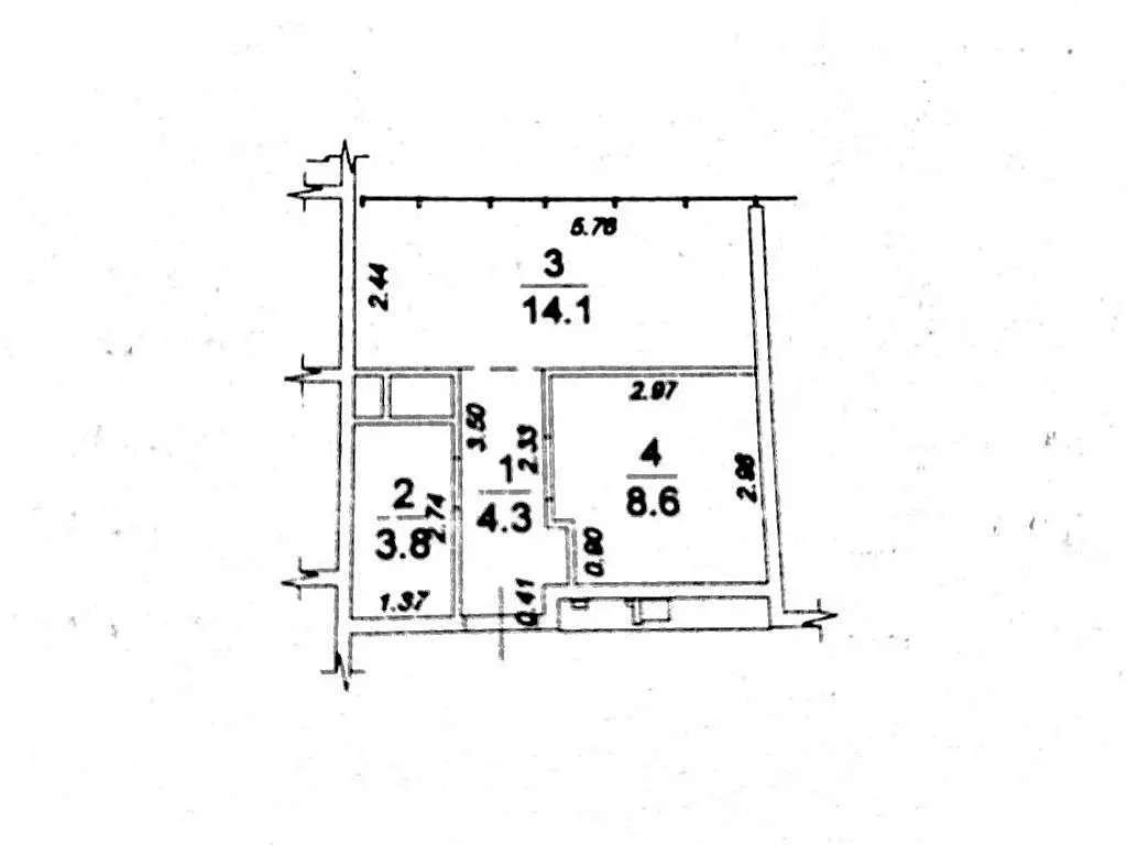 Фото Продаю 1 кімнатну квартиру, 31 кв. м, Болгарська вул. 87 Одеса, ціна: 48000 $, код 2605