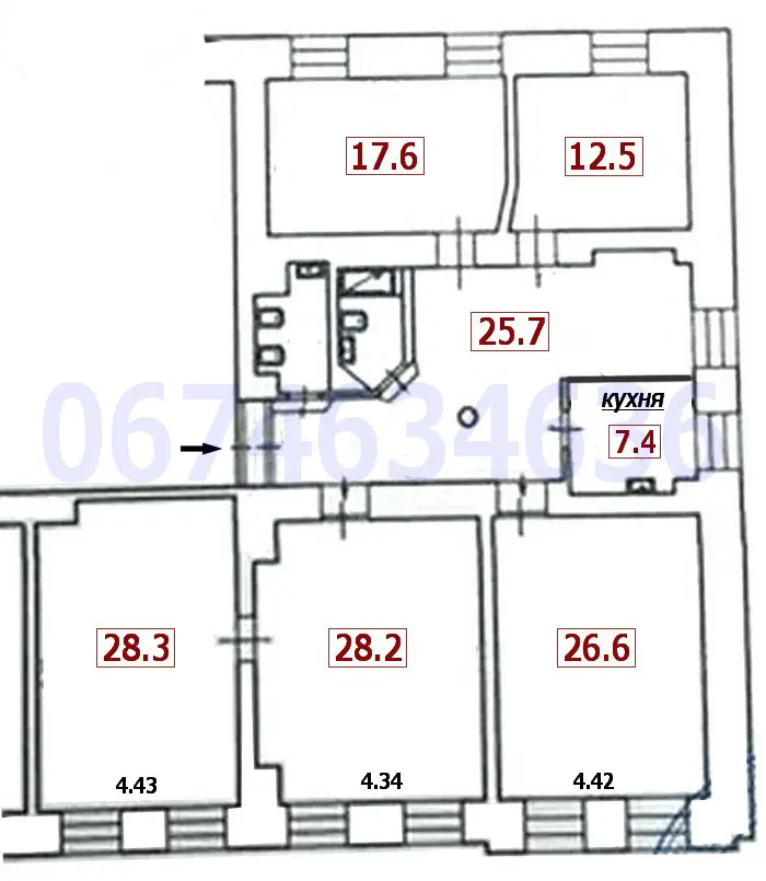 Фото Rent an office, Sofiivska Street 18 Kyiv for long-term rent, price: 45000 UAH, code 2655