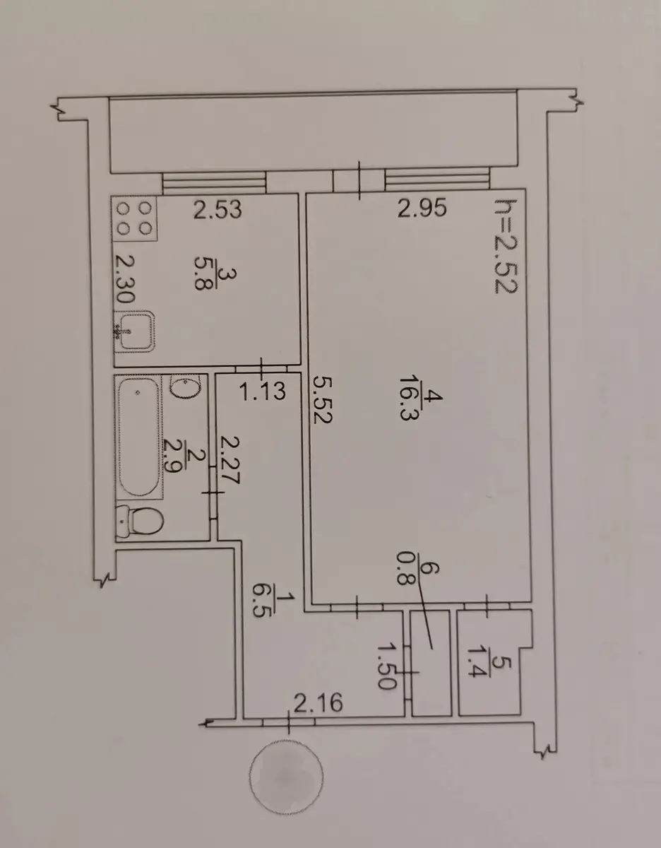 Фото Продаю 1-комнатную квартиру, 39 кв. м, Науки просп. 13 Киев, цена: 59000 $, код 2713