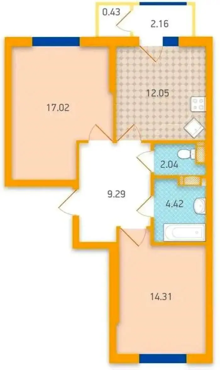 Фото Selling a 2-room apartment, 64 sq.m., Arkhitektora Verbytskoho Street 1 Kyiv, price: 80000 $, code 655