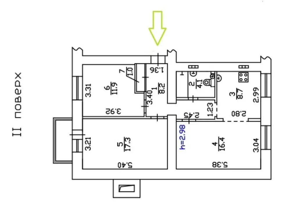 Фото Selling a 3-room apartment, 70 sq.m., John Paul II Street (Patrisa Lumumby Street) 7 Kyiv, price: 138000 $, code 2868