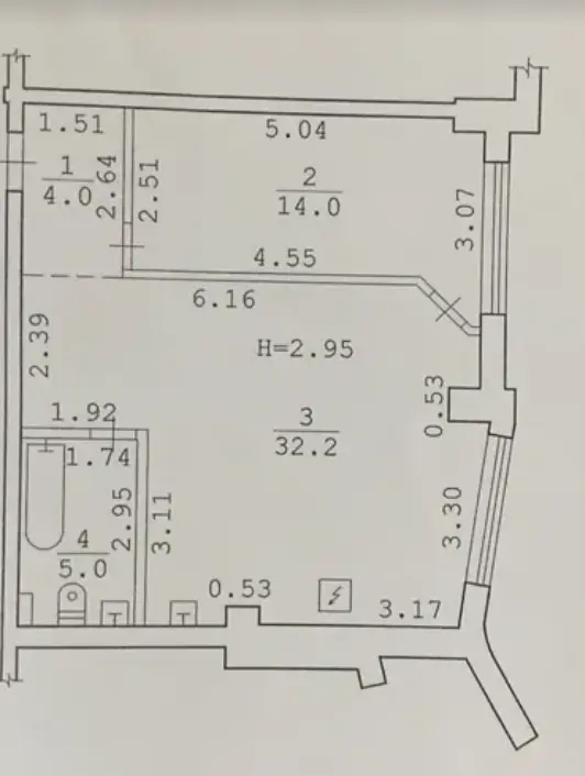 Фото Продаю 2-комнатную квартиру, 55 кв. м, Пантелеймоновская ул.  Одесса, цена: 55000 $, код 2910