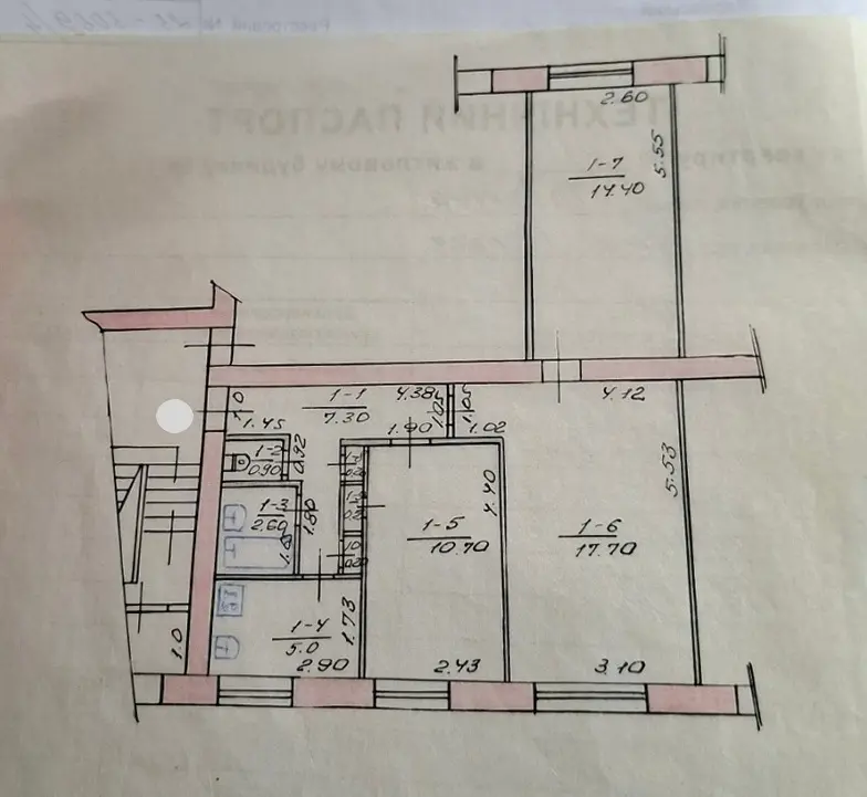 Фото Selling a 3-room apartment, 60 sq.m., Haharina street  Pisochyn, price: 20000 $, code 2916