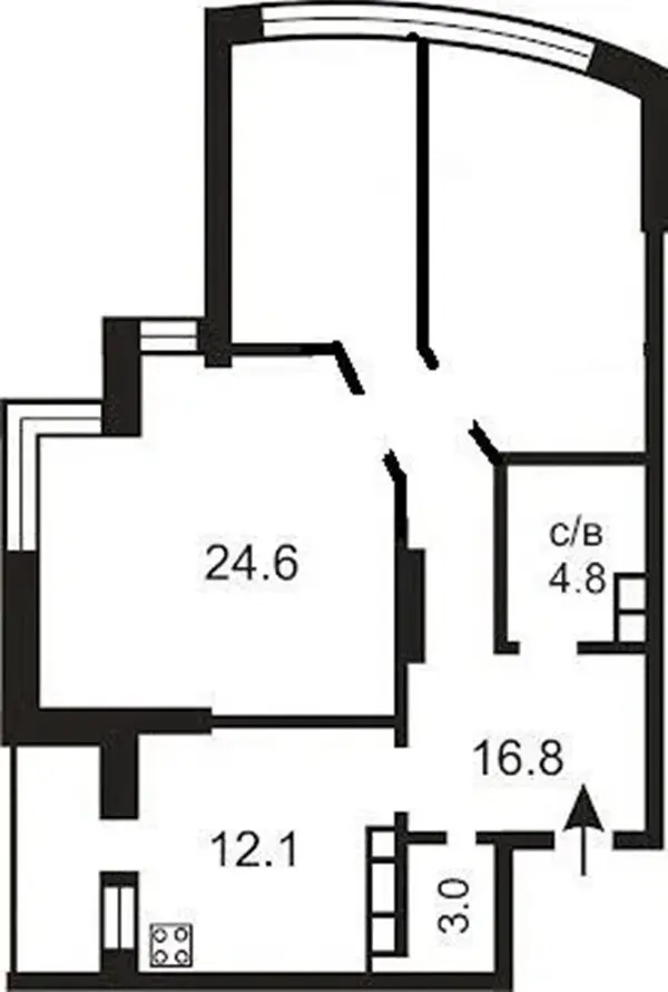 Фото Продаю 3-комнатную квартиру, 87 кв. м, Петра Запорожца ул. 26 Киев, цена: 125000 $, код 3029