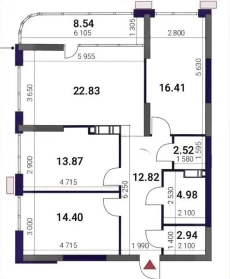 Фото Продаю 3-комнатную квартиру, 99.3 кв. м, Причальная ул.  Киев, цена: 125000 $, код 3065