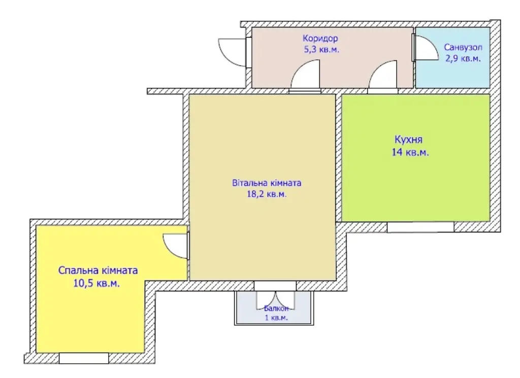 Фото Продаю 2-комнатную квартиру, 52 кв. м, Олександра Кониського ул. (Тургеневская) 35а Киев, цена: 135000 $, код 3088