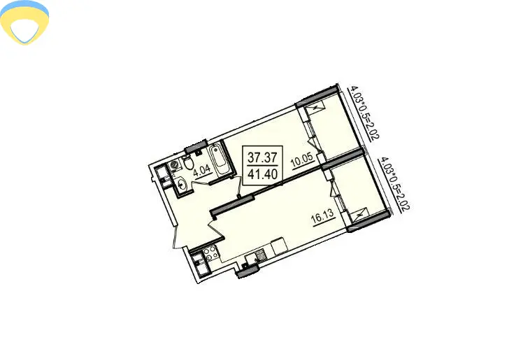 Фото Selling a 1-room apartment, 42 sq.m., Dacha Kovalevskoho Street  Odesa, price: 46000 $, code 3093