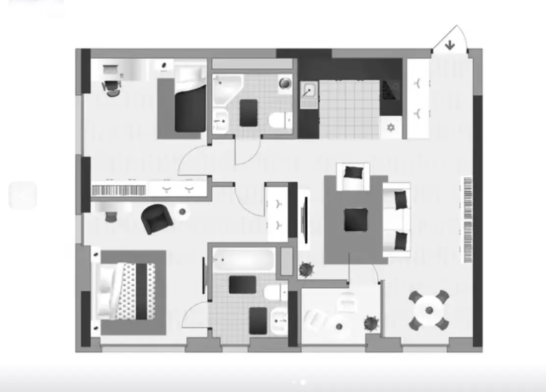 Фото Продаю 2 кімнатну квартиру, 74.4 кв. м, Зарічна вул. 6к4 Київ, ціна: 150000 $, код 3115