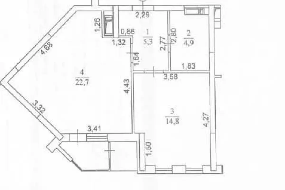 Фото Selling a 1-room apartment, 50 sq.m., Kanalna Street 8 Kyiv, price: 75000 $, code 3132