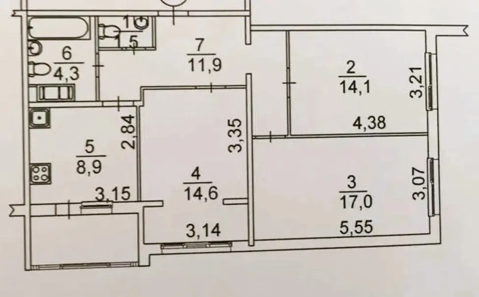Фото Selling a 1-room apartment, 80 sq.m., Borysa Hmyri Street 10/40 Kyiv, price: 120000 $, code 3139