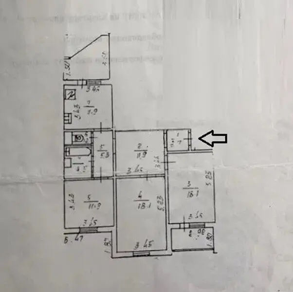 Фото Selling a 3-room apartment, 91 sq.m., Petra Hryhorenka Avenue 3а Kyiv, price: 102000 $, code 3150