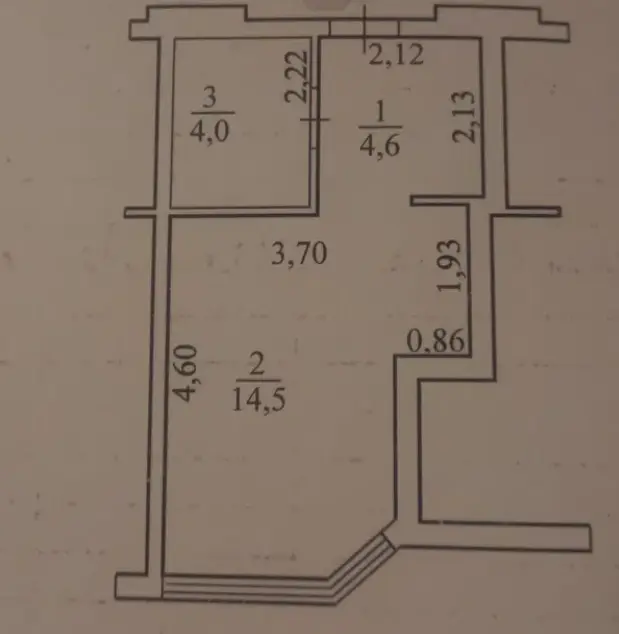 Фото Selling a 1-room apartment, 23 sq.m., Yevhena Chykalenka Street (Akademika Viliamsa Street)  Odesa, price: 19600 $, code 3228