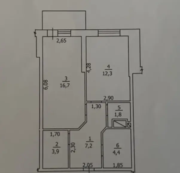 Фото Selling a 1-room apartment, 48 sq.m., Zhabotynskoho Street  Odesa, price: 64500 $, code 3235