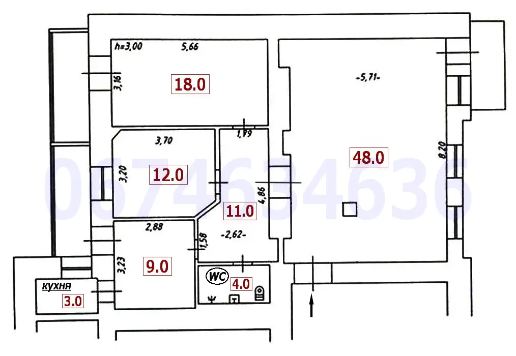 Фото Орендувати офіс, Шота Руставелі вул. 8 Київ в довгострокову оренду, ціна: 1000 $, код 3255