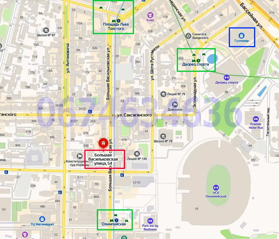 Фото Орендувати офіс, Велика Васильківська вул. (Червоноармійська) 54 Київ в довгострокову оренду, ціна: 27500 UAH, код 3261