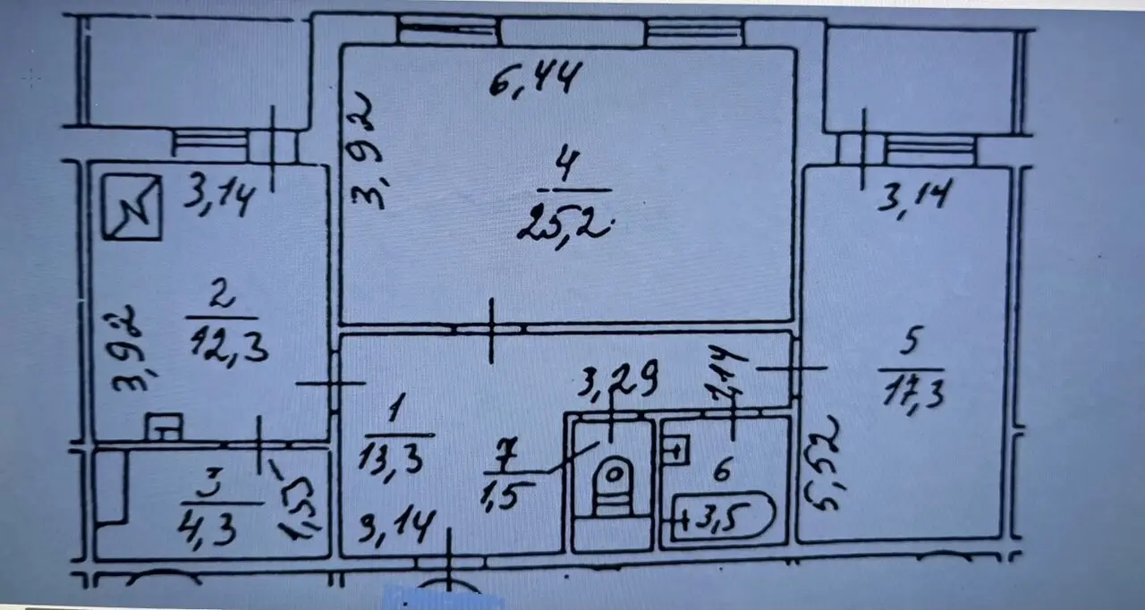 Фото Продаю 2 кімнатну квартиру, 82 кв. м, Бориса Гмирі вул. 9в Київ, ціна: 100000 $, код 3323