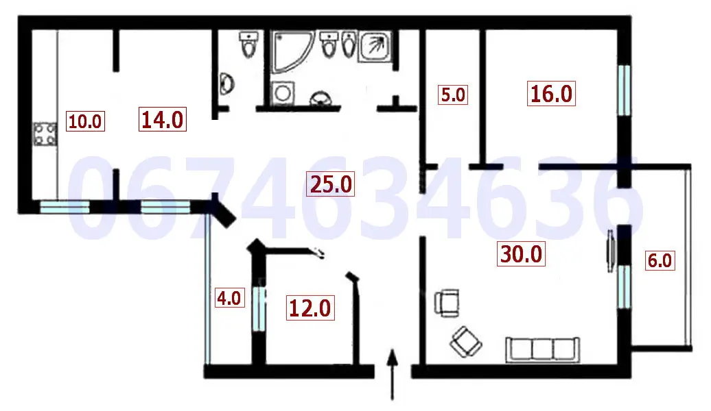 Фото Орендувати офіс, Шота Руставелі вул.  Київ в довгострокову оренду, ціна: 1000 EUR, код 3364