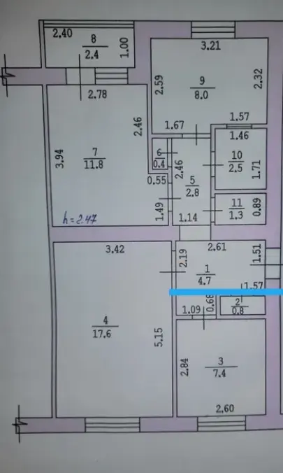 Фото Selling a 3-room apartment, 60 sq.m., Centralna street  Odesa, price: 43000 $, code 3376