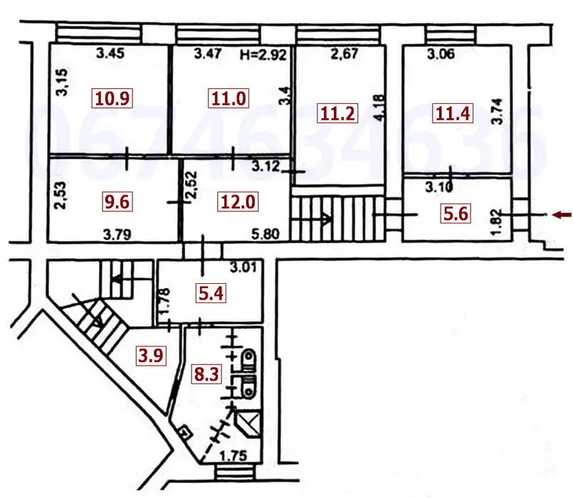 Фото Орендувати офіс, Старокиївська вул. 26 Київ в довгострокову оренду, ціна: 750 $, код 3398