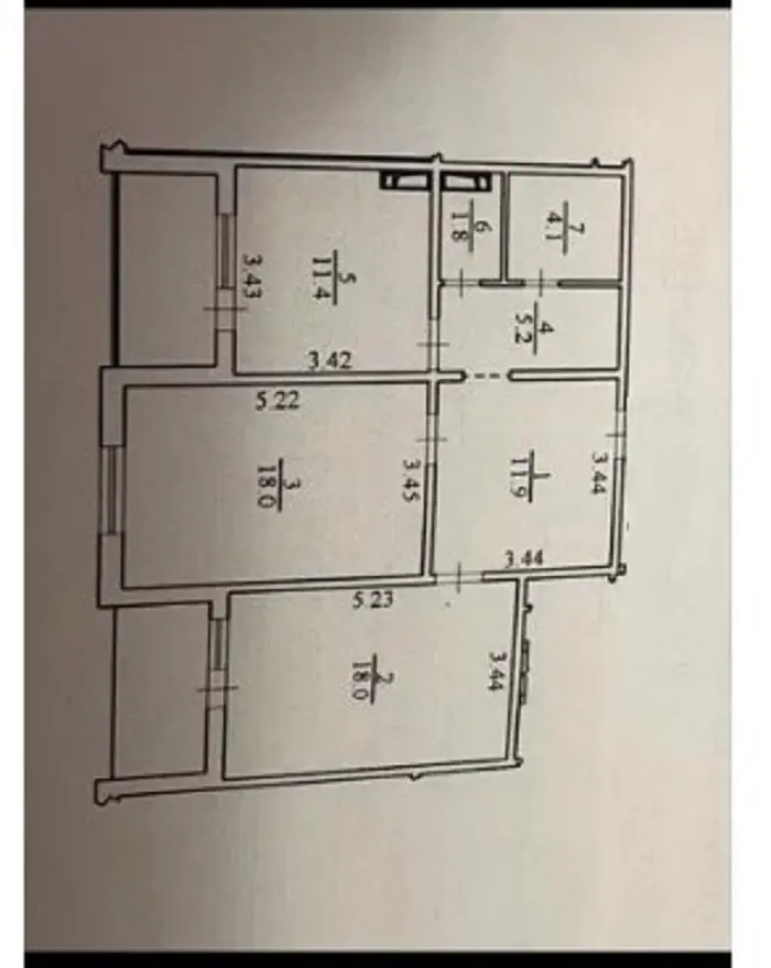 Фото Selling a 2-room apartment, 78 sq.m., Revutskoho Street 54 Kyiv, price: 88000 $, code 3433