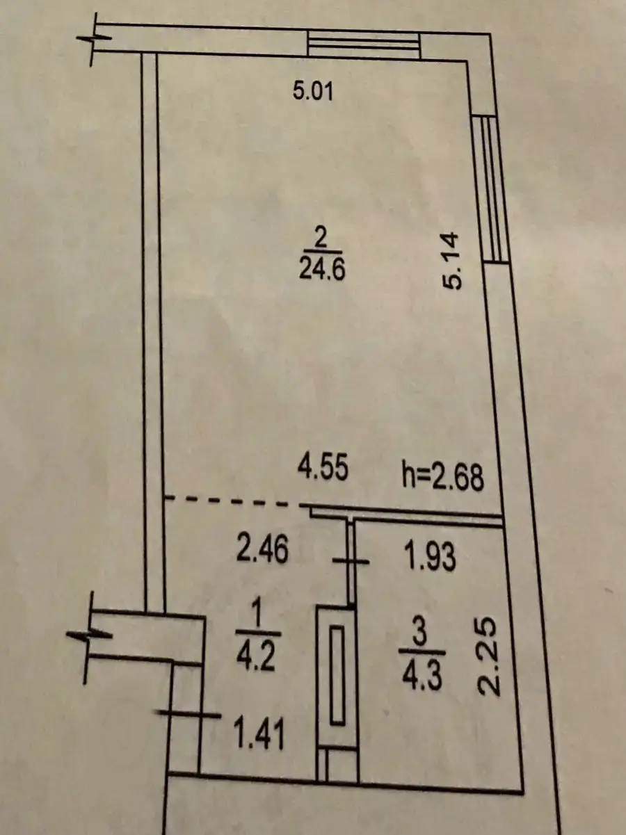 Фото Продаю 1 кімнатну квартиру, 33 кв. м, Радистів вул. 18 Київ, ціна: 24000 $, код 3460