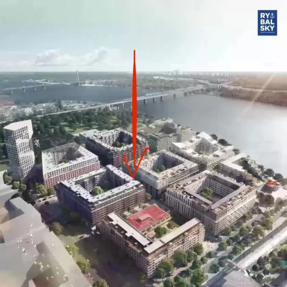 Фото Продаю 1 кімнатну квартиру, 55 кв. м, Набережно-Рибальська дорога  Київ, ціна: 88000 $, код 3581