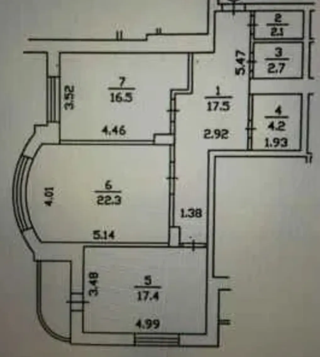 Фото Selling a 2-room apartment, 83 sq.m., Nizhynska Street 5 Kyiv, price: 130000 $, code 3585
