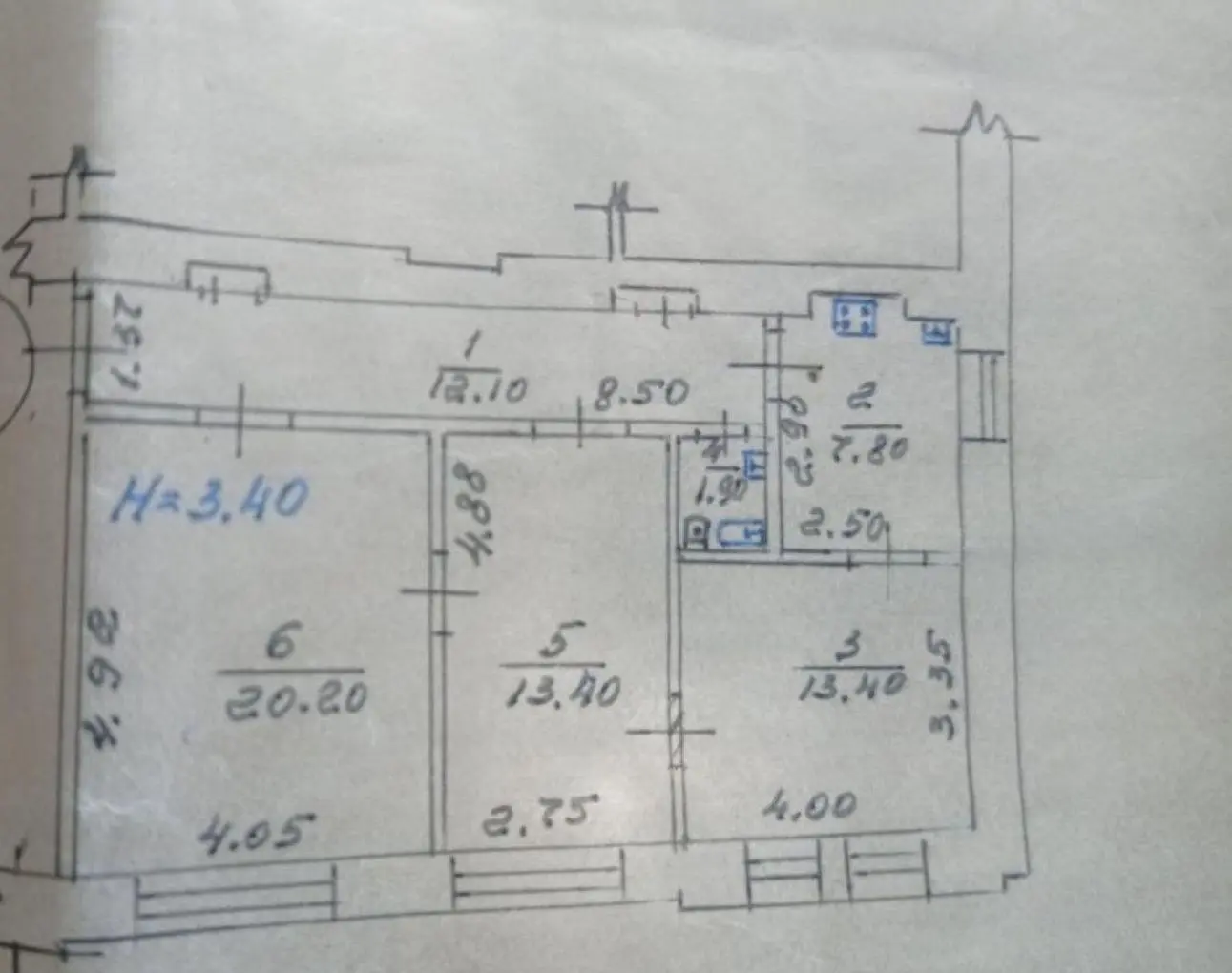 Фото Selling a 3-room apartment, 68 sq.m., Ozerianska Street 65 Kharkiv, price: 29000 $, code 3664