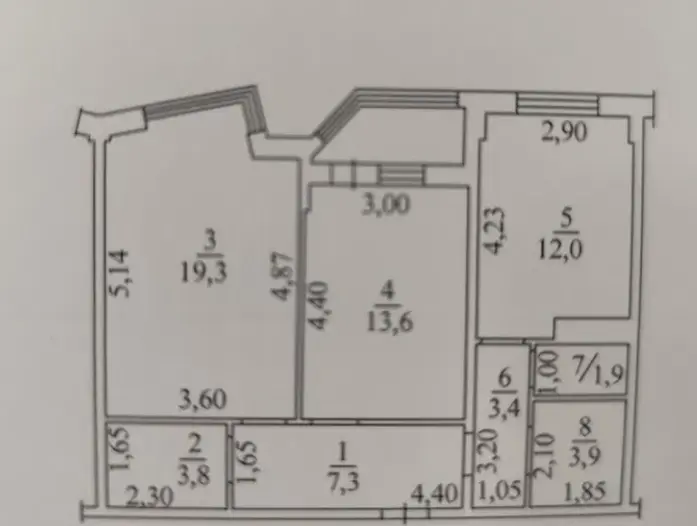 Фото Selling a 2-room apartment, 68 sq.m., Prokhorovska Street  Odesa, price: 110000 $, code 3670