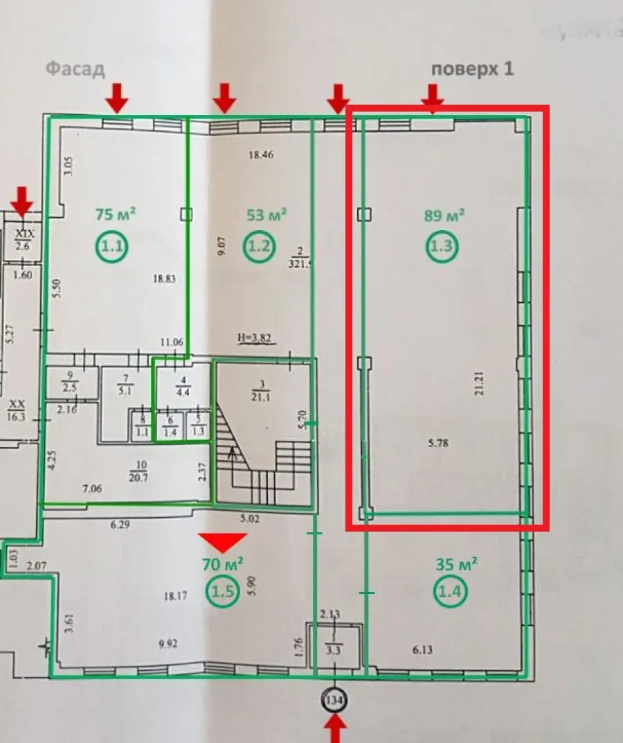 Фото Rent a retail space, Lvivska Street 22 Kyiv for long-term rent, price: 1100 UAH, code 3699