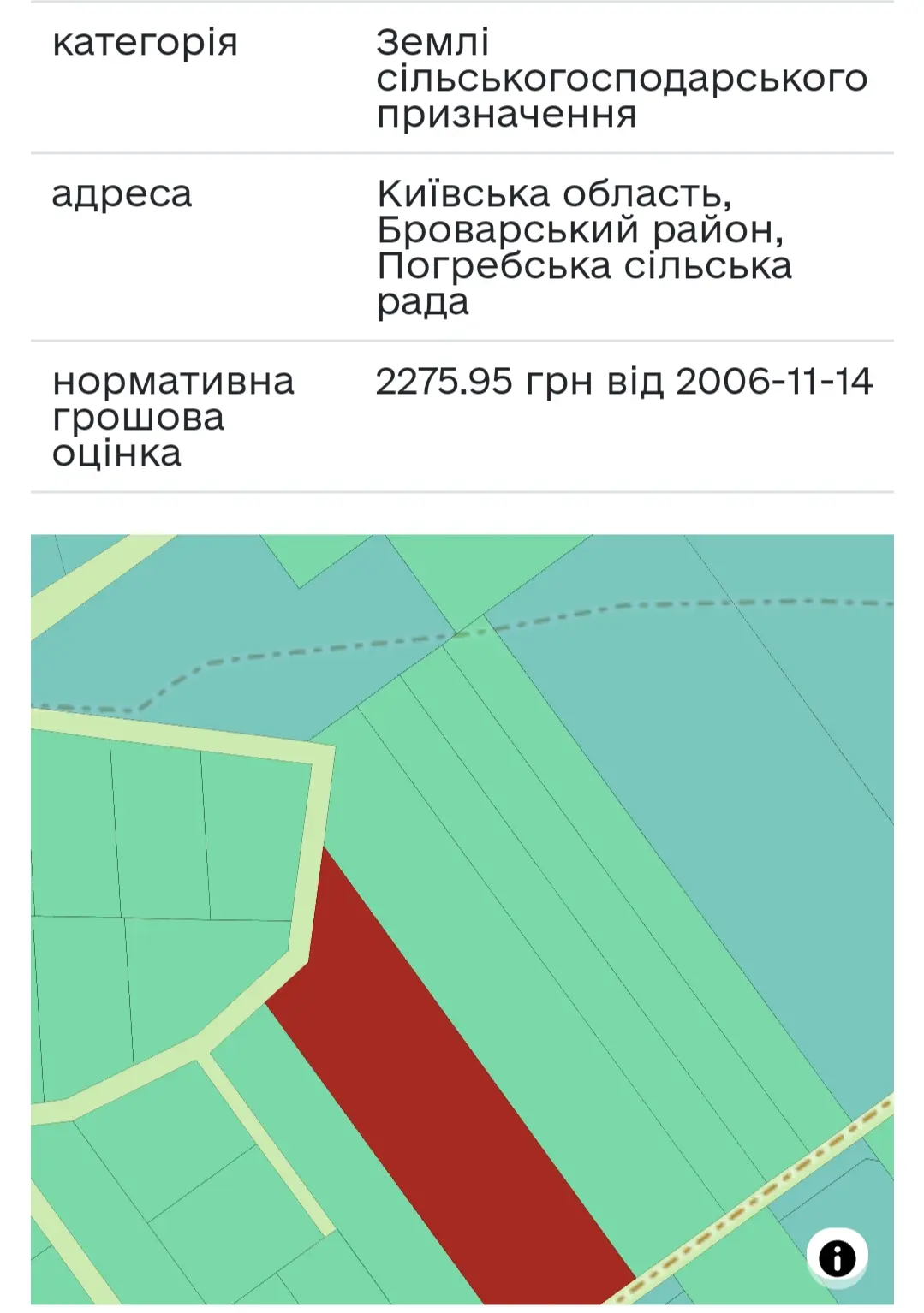 Фото Продаю земельный участок, Погреби, цена: 3200 $, код 3777