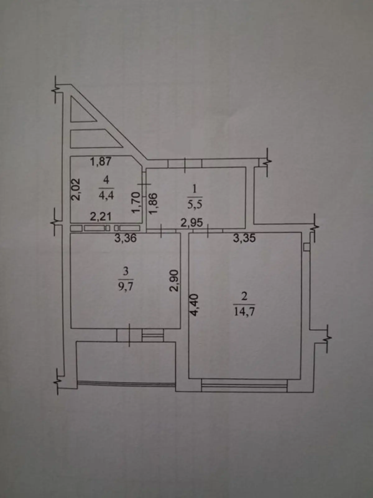 Фото Продаю 1 кімнатну квартиру, 38 кв. м, Живописна вул.  Київ, ціна: 64000 $, код 3790