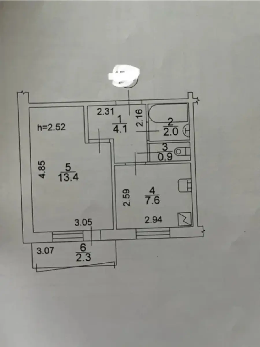 Фото Продаю 1 кімнатну квартиру, 30 кв. м, Оболонський просп. 37 Київ, ціна: 43000 $, код 3841