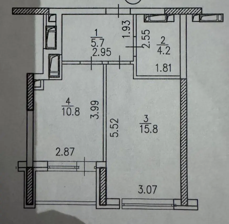 Фото Selling a 1-room apartment, 39.8 sq.m., Pravdy Avenue 41Д Kyiv, price: 91500 $, code 3852
