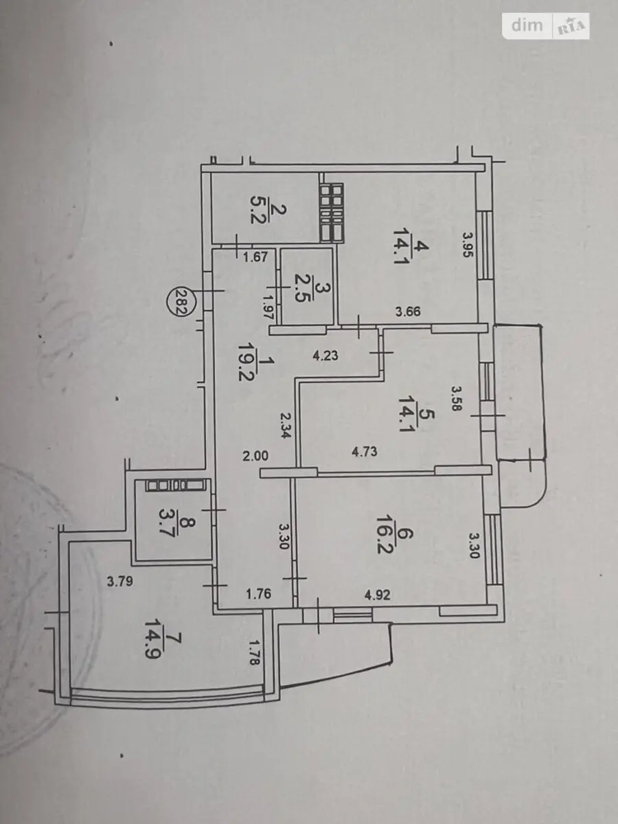 Фото Продаю 3 кімнатну квартиру, 96 кв. м, Юрія Кондратюка вул. 1 Київ, ціна: 91000 $, код 3857