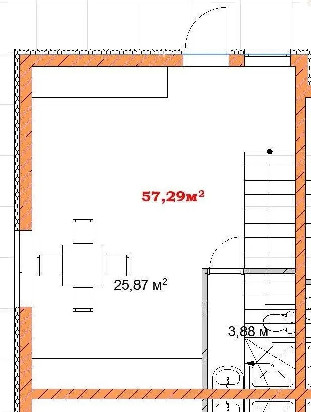 Фото Продаю дом, 57 кв. м, Білогородка, цена: 34900 UAH, код 3992