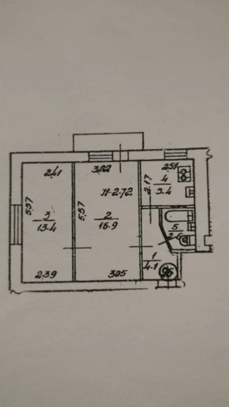 Фото Продаю 2 кімнатну квартиру, 43 кв. м, Смілянська вул. 1 Київ, ціна: 57500 $, код 4028