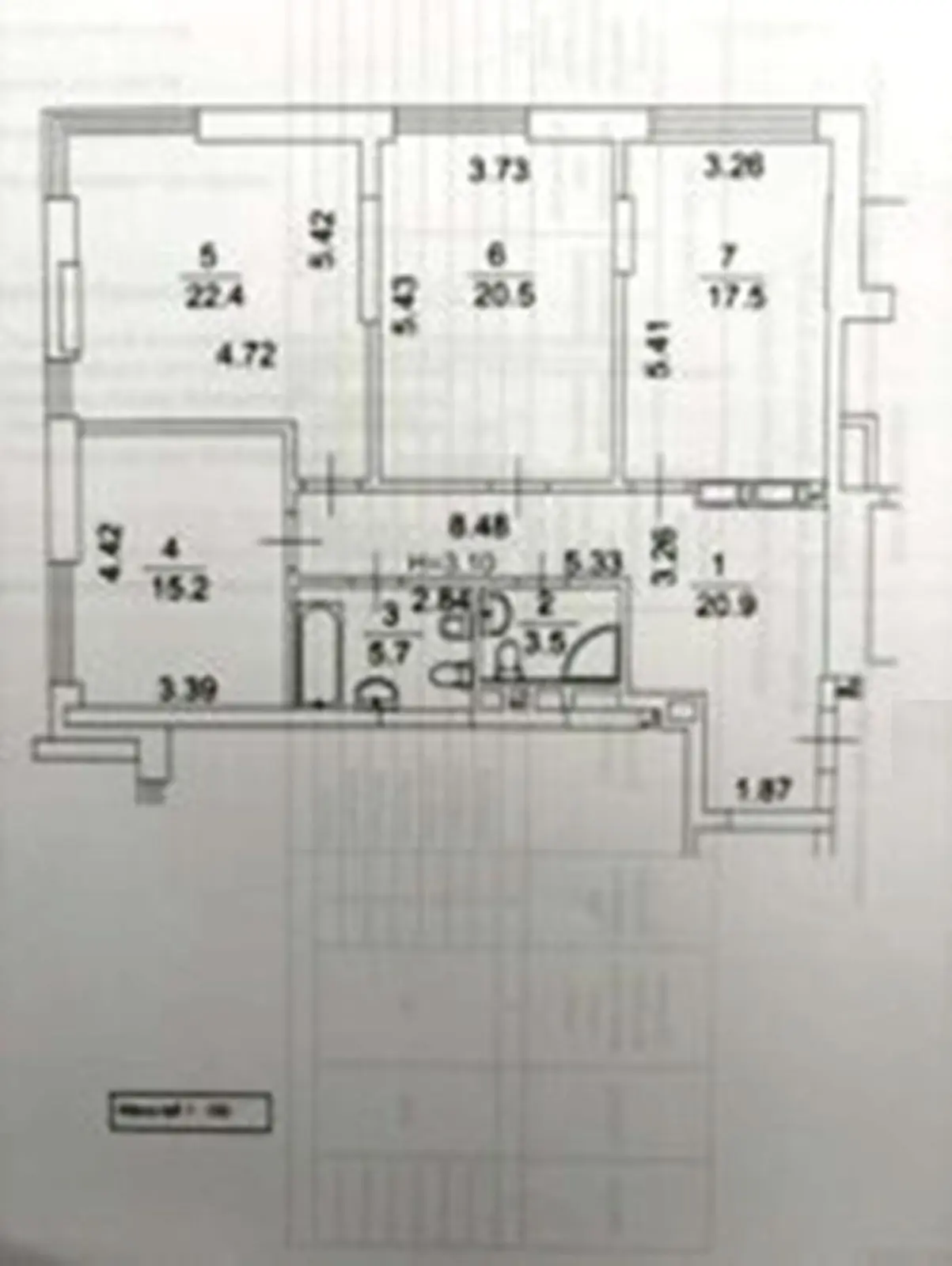 Фото Продаю 3-комнатную квартиру, 105 кв. м, Зверинецкая ул.  Киев, цена: 210000 $, код 4107