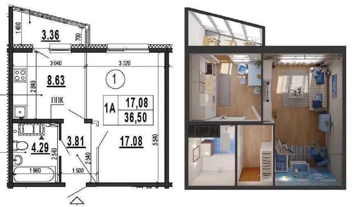 Фото Продаю 1-комнатную квартиру, 37 кв. м, Бориса Гмыри ул.  Киев, цена: 50000 $, код 4155