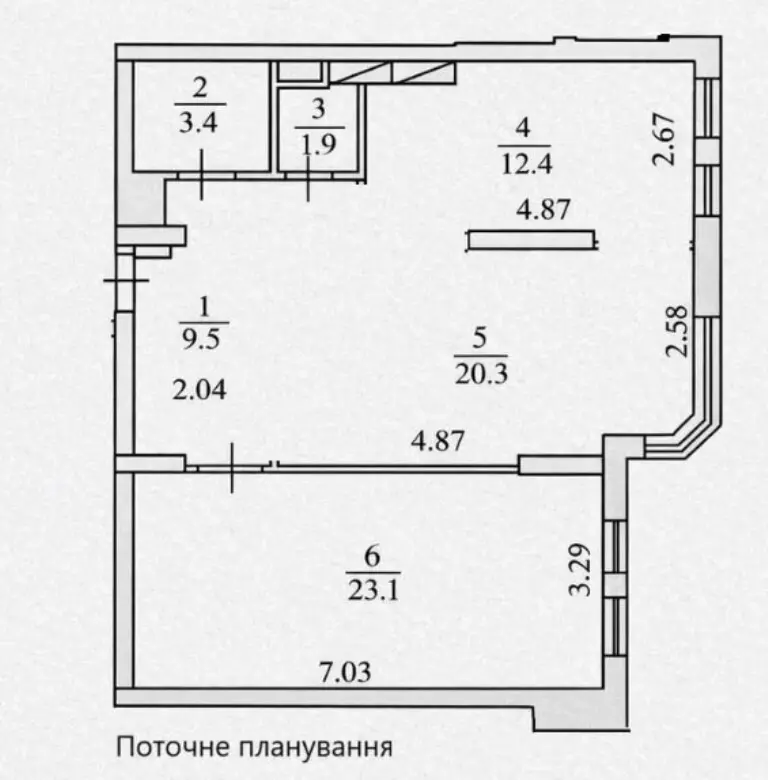 Фото Selling a 1-room apartment, 70 sq.m., Oleksandra Myshuhy Street 2 Kyiv, price: 120000 $, code 4164