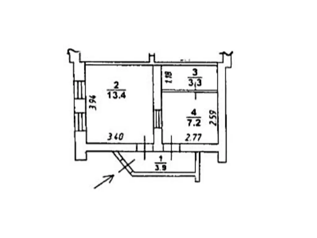 Фото Продаю 1 кімнатну квартиру, 28 кв. м, Рішельєвська вул. 66 Одеса, ціна: 32500 $, код 4167