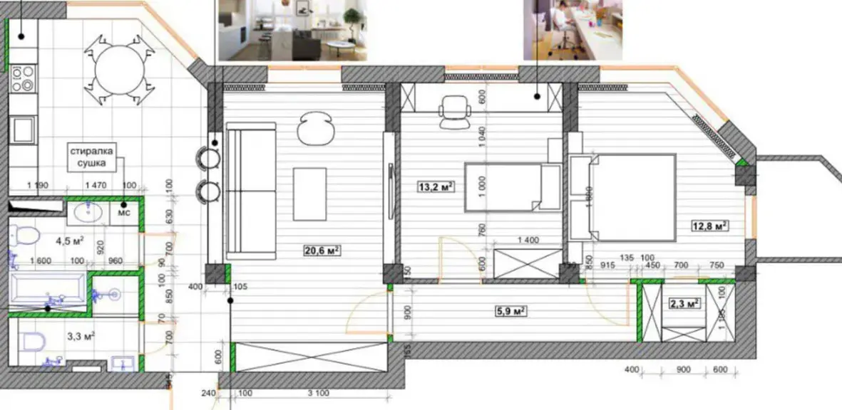 Фото Продаю 3-комнатную квартиру, 83 кв. м, Образования ул. 16 Киев, цена: 143000 $, код 4243