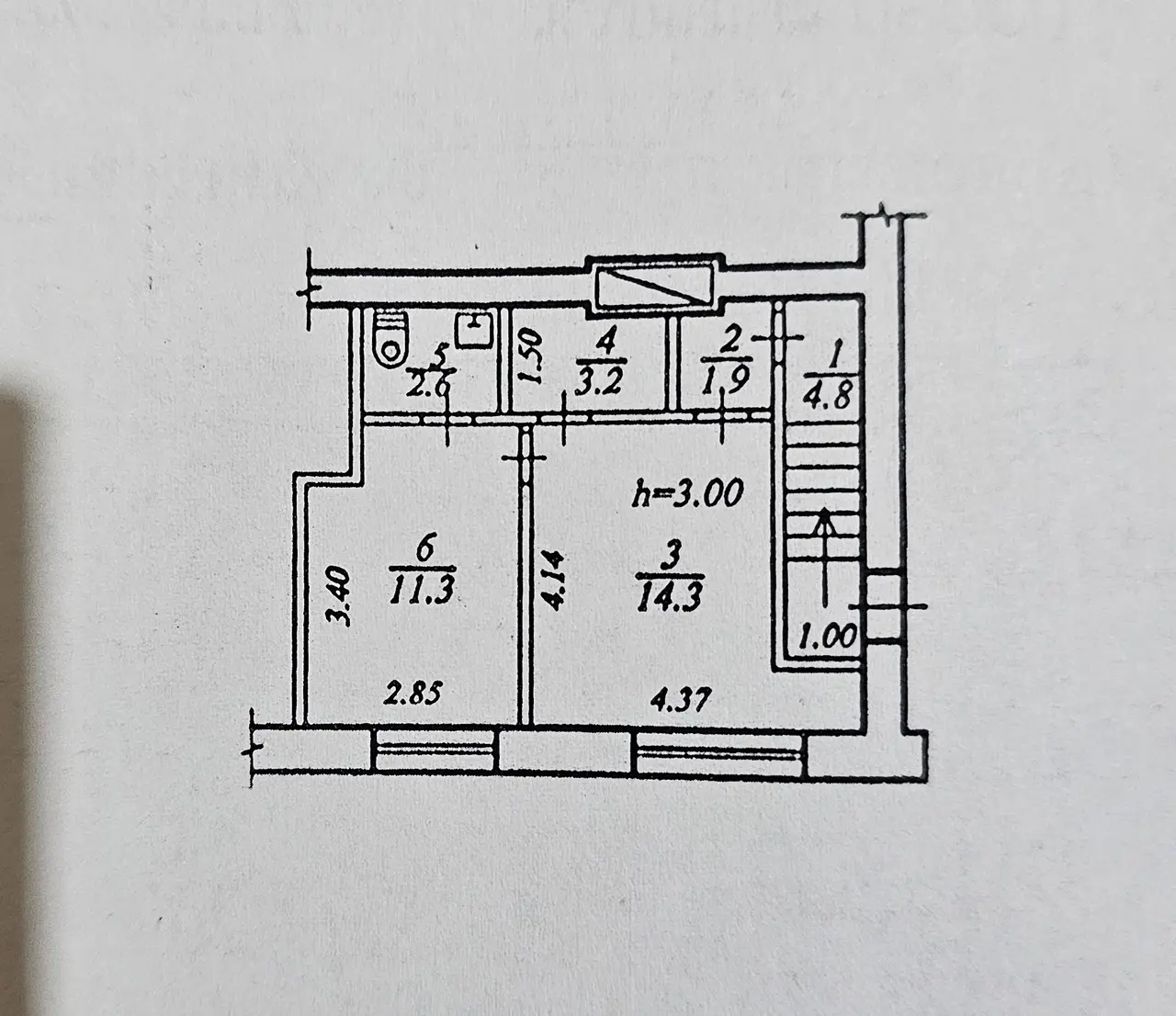 Фото Продаю 1 кімнатну квартиру, 38 кв. м, Сергія Нігояна просп. (Калініна) 19 Дніпро, ціна: 25500 $, код 4305