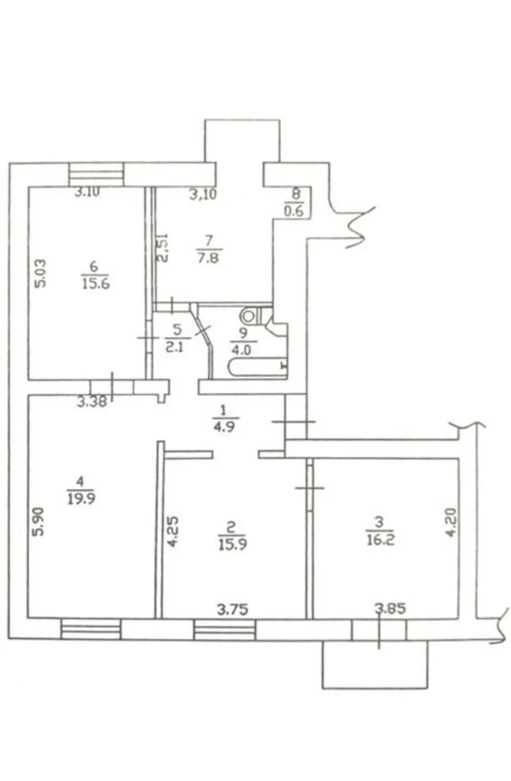 Фото Продаю 4-комнатную квартиру, 89 кв. м, Тараса Шевченко бульв. 58 Киев, цена: 170000 $, код 4313