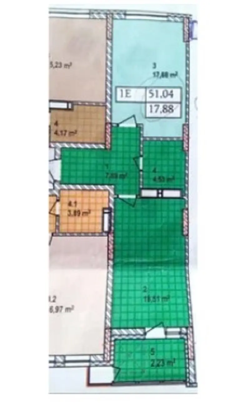Фото Продаю 1-комнатную квартиру, 52 кв. м, Владимира Сосюры ул. 6 Киев, цена: 57000 $, код 4461