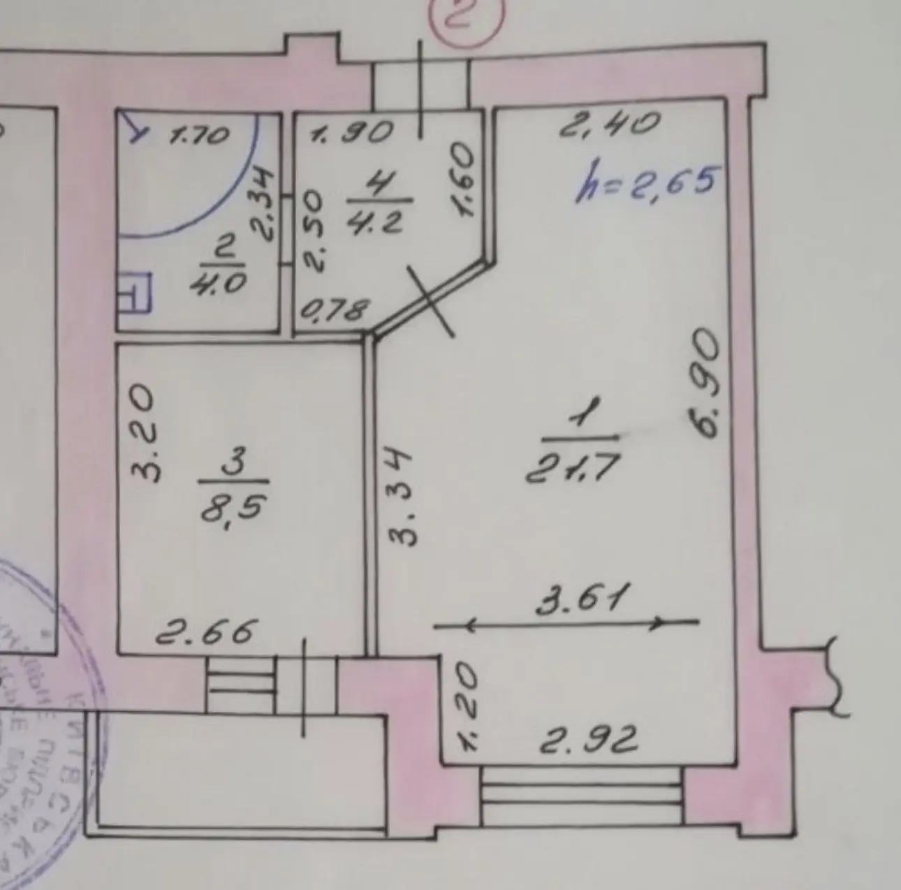 Фото Selling a 1-room apartment, 46 sq.m., Dokivska Street 7а Kotsiubynske, price: 62000 $, code 4474
