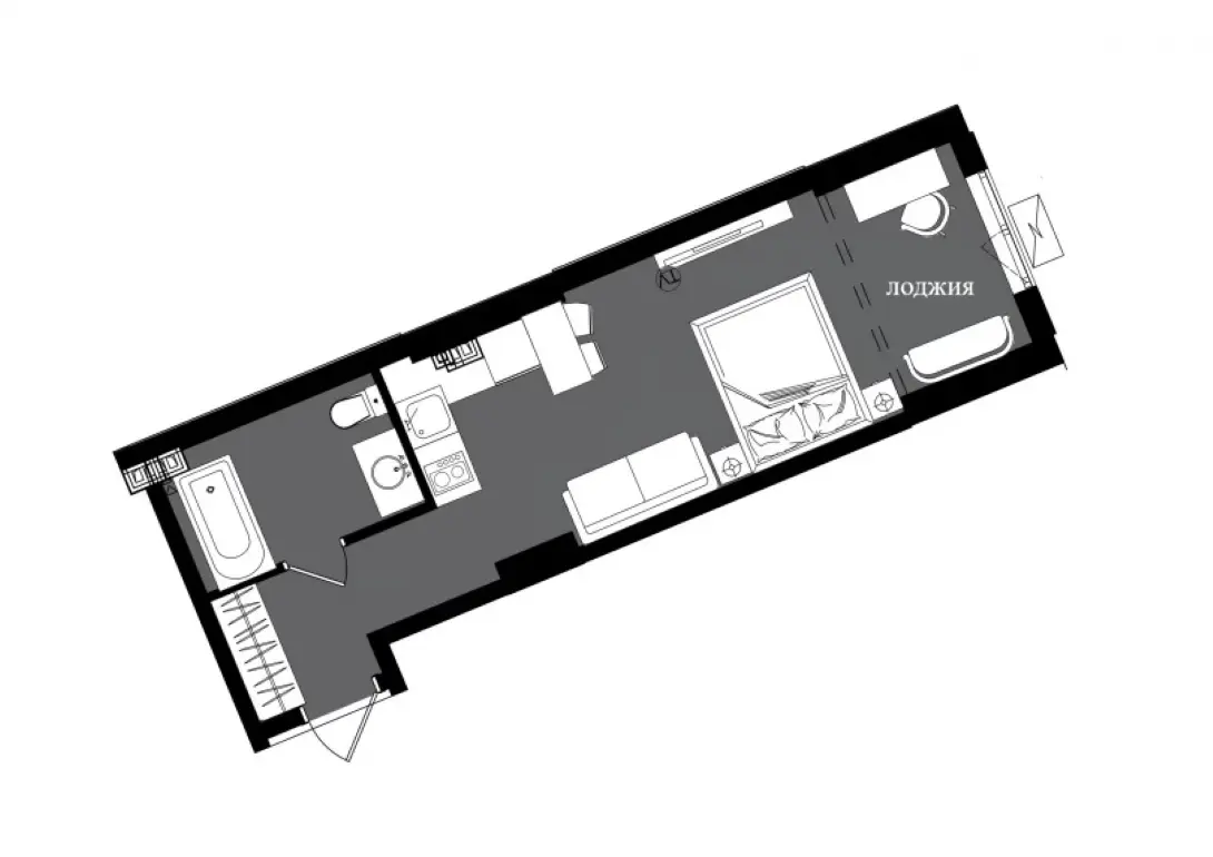 Фото Продаю 1 кімнатну квартиру, 29 кв. м, Дача Ковалевського вул. (Карла Лібкнехта)  Одеса, ціна: 39500 $, код 4516