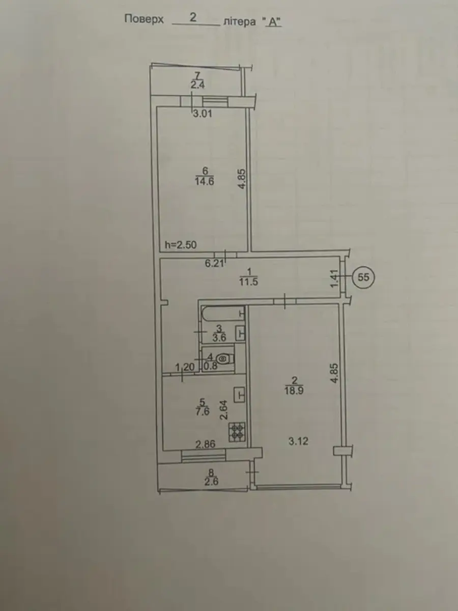 Фото Продаю 1 кімнатну квартиру, 62 кв. м, Половецька вул.  Київ, ціна: 75000 $, код 4533