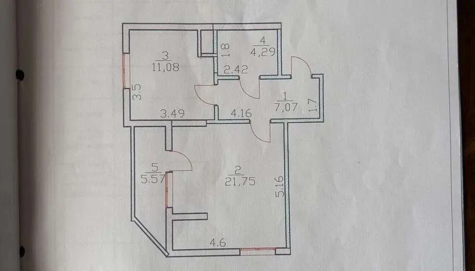 Фото Продаю 1 кімнатну квартиру, 46 кв. м, Ярослава Гашека бульв. 22 Київ, ціна: 42000 $, код 4665