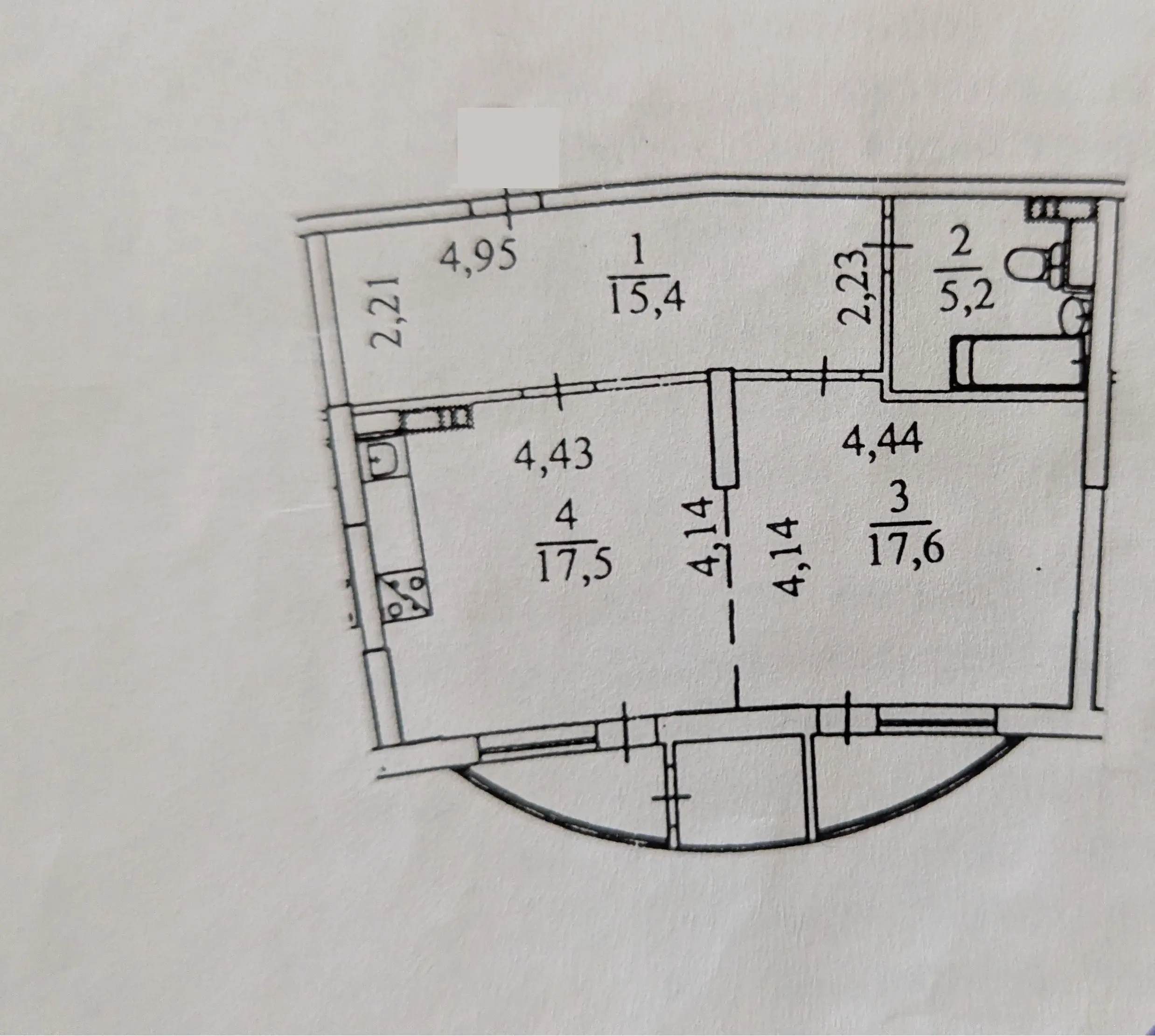 Фото Selling a 1-room apartment, 59.5 sq.m., Urlivska Street 11/44 Kyiv, price: 118000 $, code 4839
